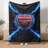 Arsenal Decke Weich Warm Gemütlich Geeignet für Sofa Bett Bettwäsche für Alle Jahreszeiten Wärmende Dekoration Ideales Geschenk für Freunde Familie Paare Picknick