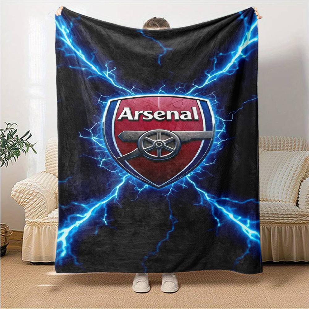 Arsenal Decke Weich Warm Gemütlich Geeignet für Sofa Bett Bettwäsche für Alle Jahreszeiten Wärmende Dekoration Ideales Geschenk für Freunde Familie Paare Picknick