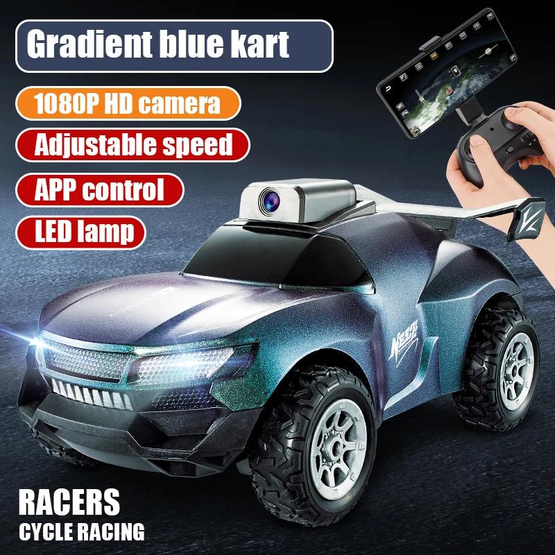 Non-Toxic High-Speed Remote Control Drift Car With Camera 2.4G Dual Controlled Electric Vehicle Children Rc Climbing Racing Toys For Kids Gift