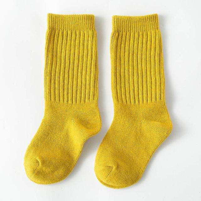 Śliczne dziecięce skarpetki dziecięce miękkie bawełniane podkolanówki dziecięce getry Infantil
