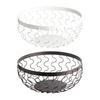 Cesta de Frutas de Arame Metalizado Suporte para Vegetais Suporte Decorativo Fruteira para Frutas em Casa