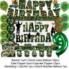 Militär Armee Thema Jungen Geburtstagsparty Dekorationen Camouflage Soldat Flugzeug Panzer Hintergrund Cartoon Luftballon Banner Kinderspielzeug Geschenk