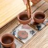 6 Pieces/set of Creative Resin Pine Coasters Heat-resistant Beverage Pads Tea and Coffee Coasters Waterproof and Anti Slip