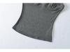 Women's Summer Three-Color Striped Camisole - Slim Fit, Stylish Back, Trendy American Style, Knitted Design