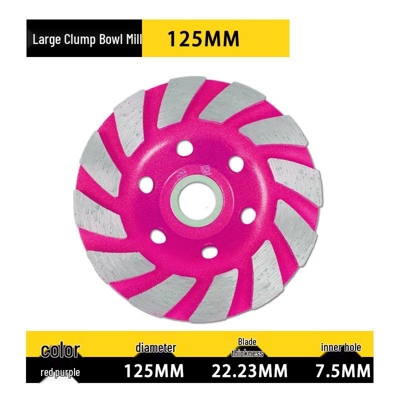 Diamond Grinding Disc for Angle Grinders - Marble, Stone, Concrete, and Cement Edging and Sanding Wheel