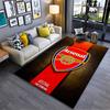 Luxuriöser Arsenal-Logo-Teppich mit Rot-Schwarzem Thema für das Moderne Zuhause Geeignet für die Verwendung als rutschfester Bereich für Wohnzimmer, Schlafzimmer, Sofas
