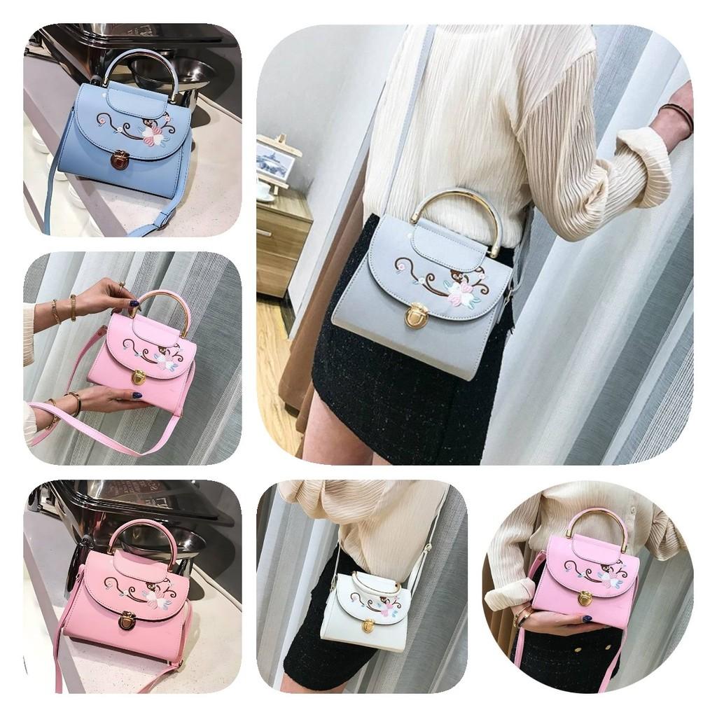 Trendy Women's Crossbody Bag Stylish Pu Leather Handbag With Fresh Sweet Design