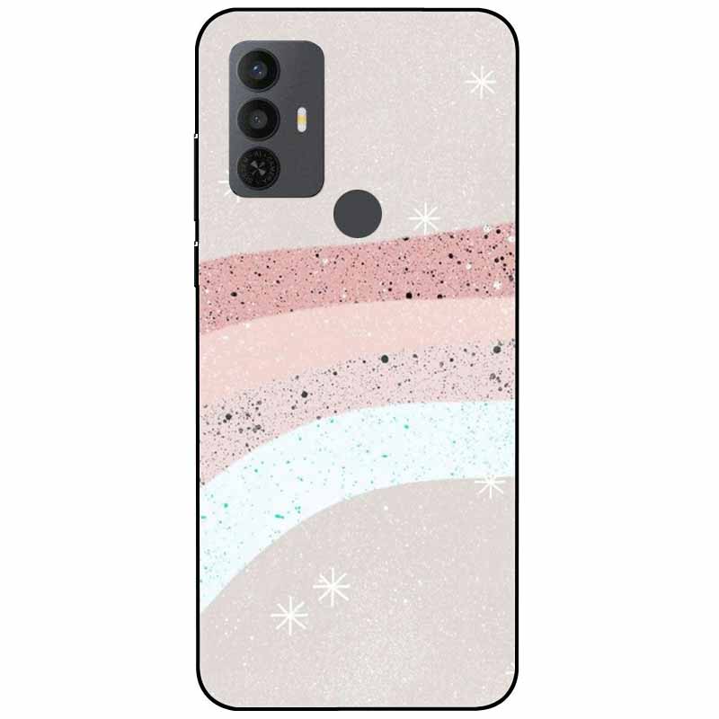 Phone Cover For Alcatel 1V 2021 Case Silicone Lovely Black Bumper Soft TPU Coque for Alcatel 1V (2021) 6002A 6002D 1 V Shells