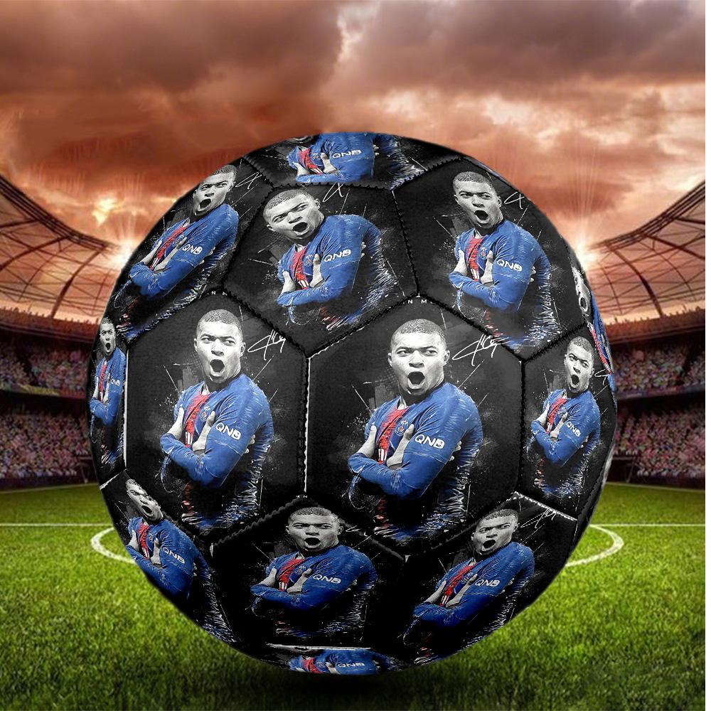 Cristiano Ronaldo Size 5 Football High Elastic Soccer Ball For Outdoor Competition Daily Training Play