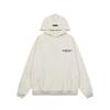 Unisex Oversized Hooded Sweatshirt Jogger Pants Set Cotton Fleece Lined Letter Print Casual Streetwear