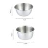 Sauce Dipping Bowl 304 Stainless Steel Dipping Cups Round Sauce Dishes Mini 6/12 Pcs Reusable Seasoning Cups Dipping Cups