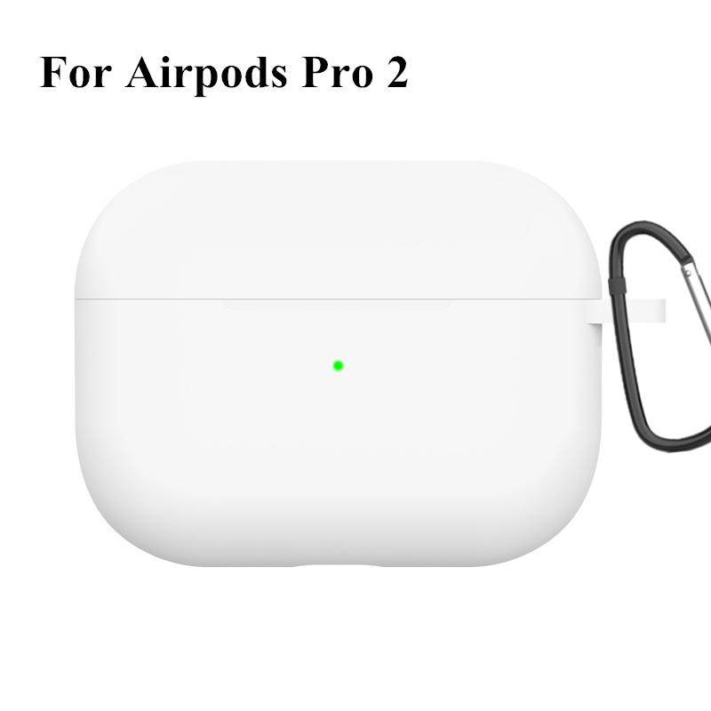 For Apple Airpods Pro2 Silicone Cover Case New Airpods Pro 2 Skin Bluetooth Earphone Cases Air Pods Pro2 Protective Accessories