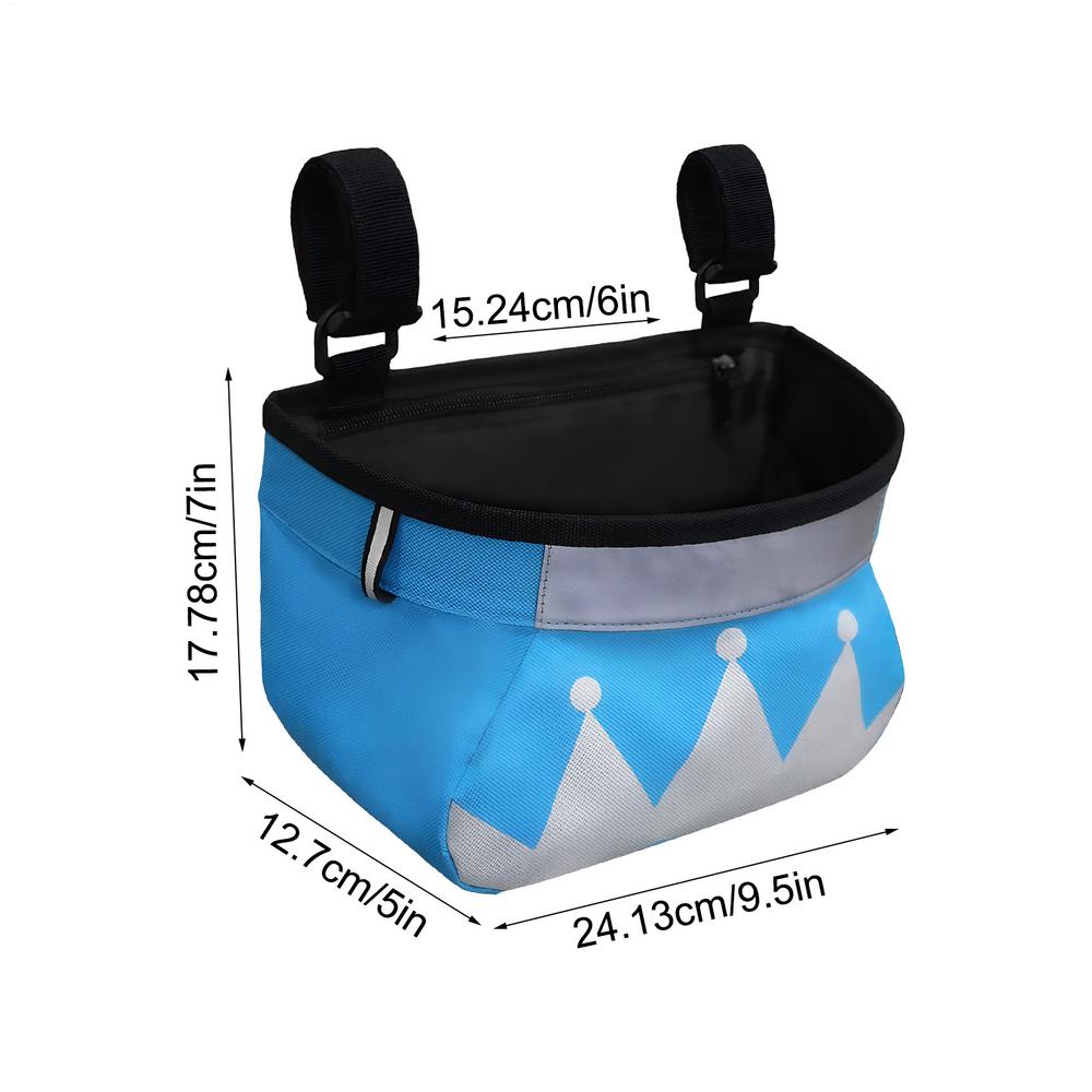 Bicycle Handlebag Multifunctional Bicycle Basket Kids  Riding Storage Hanging Bag Large Capacity Bike Storage Front Tube Bags