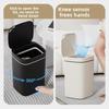 Cubo de basura inteligente con sensor automático para cocina baño y sala de estar