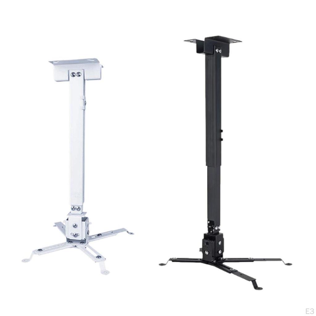 Ceiling or Wall Mount for Projector Universal Metal Bracket Strong Load Bearing with Telescopic Tube