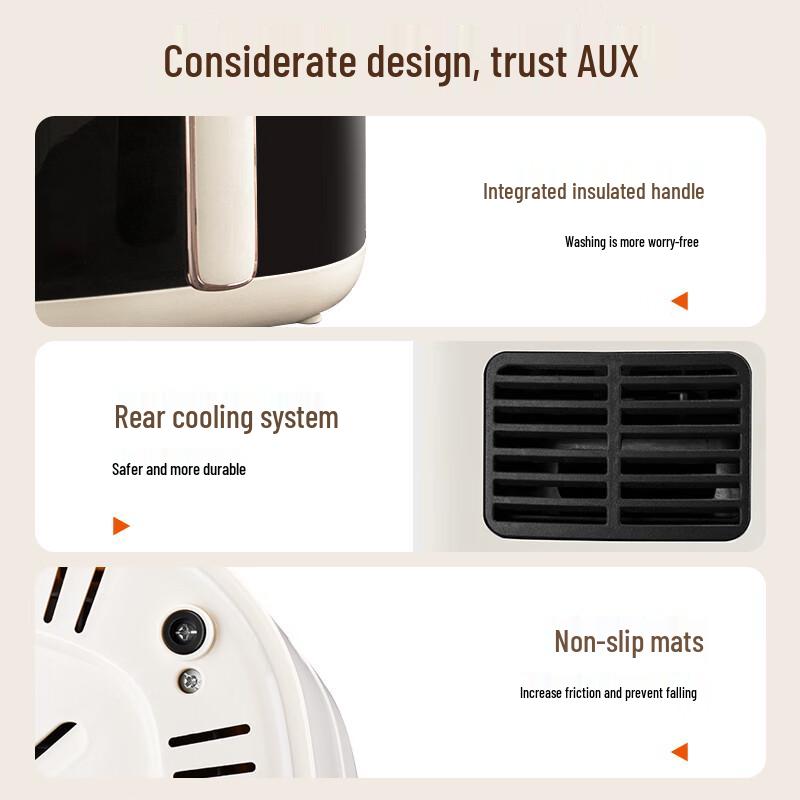 AUX 7L Visible Air Fryer
