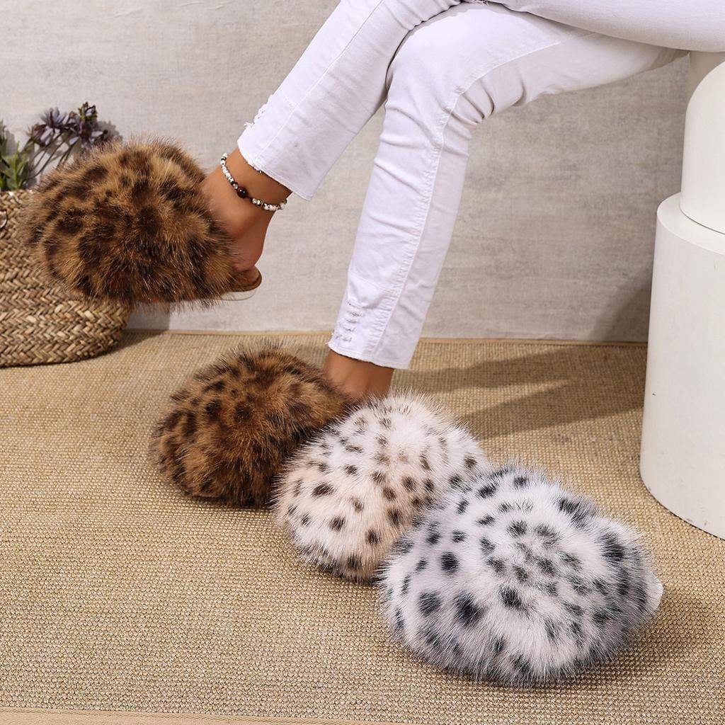 Fashion Autumn Winter Women Slippers Plush Soft Slippers Spring Walking Fashion Shoes Women Comfortable Slip on Slippers Slides Women