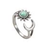 European & American Retro Adjustable Sun & Moon Ring - Women's Versatile Creative Style