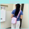 Childrens Pink Princess Nylon Shoulder Bag With Lightweight Design For Daily Use