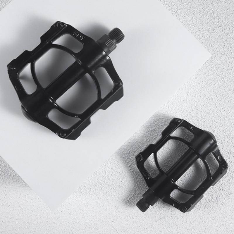Aluminum Alloy Mountain Bicycles Pedals 4 Seal Bearings Nonslip Bicycles Pedals Wide Flat Cycling Pedals Enduring
