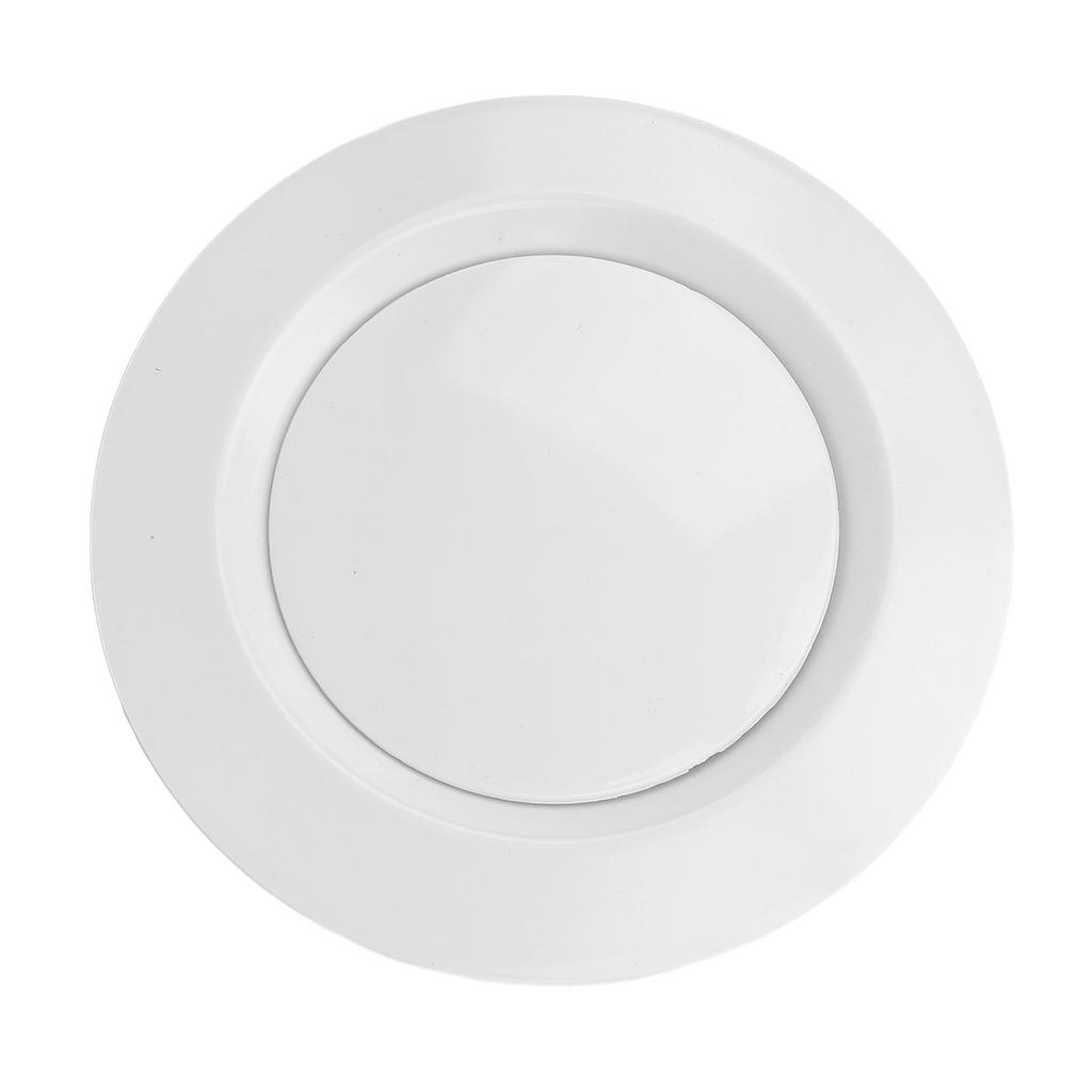 75mm Round Vent Cover ABS Plastic Adjustable Air Ventilation Ceiling Diffuser for Bedroom Bathroom Living Room