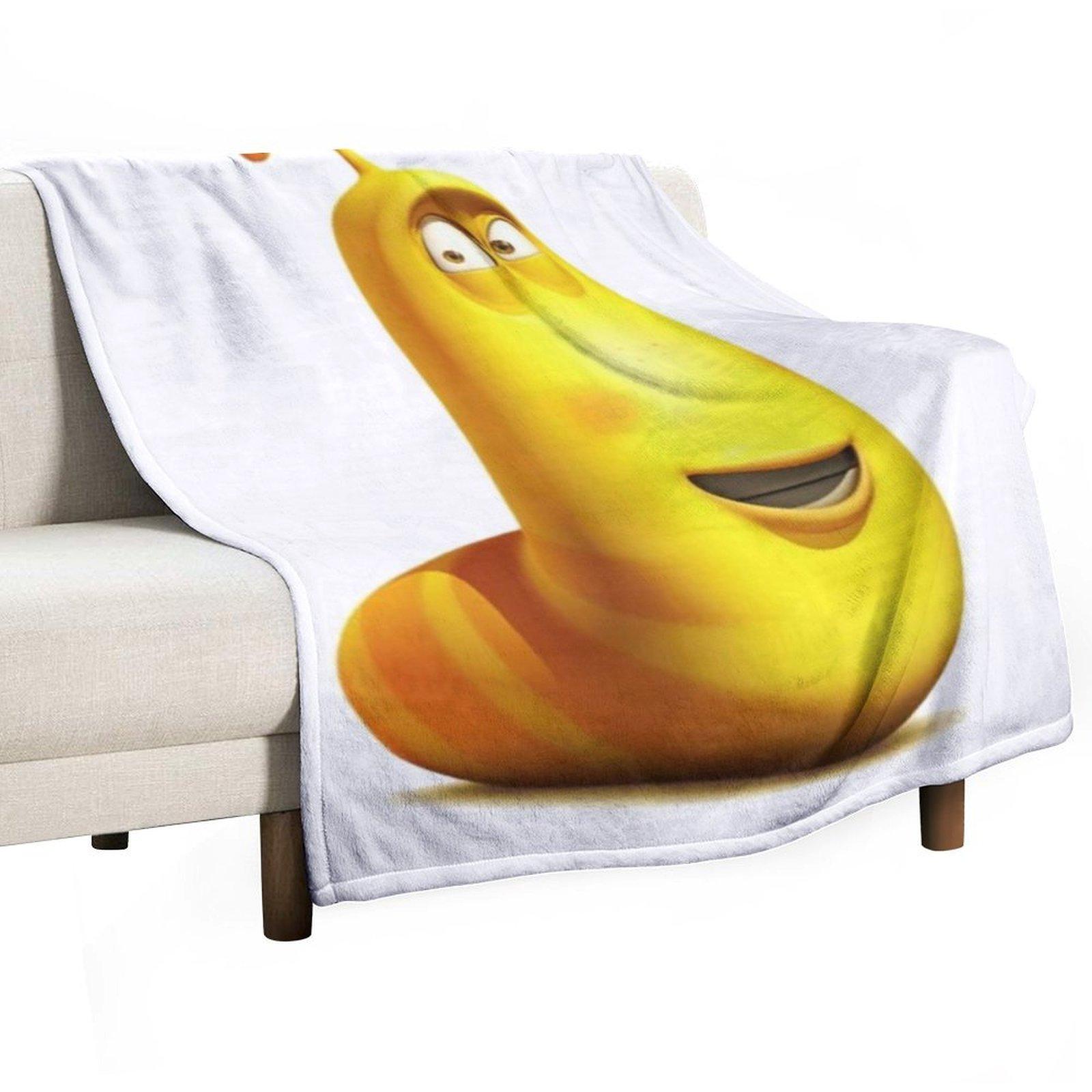 

Larva Throw Blanket Plaid on the sofa valentine gift ideas Single Picnic Blankets 30x40in