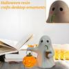 Cute Ghost Halloween Decoration Nightlight Resin Home Decor Items Creative Crafts Atmosphere Halloween Decorations Home Decor