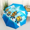 1pc Automatic Open/Close Cool Outdoor Umbrella Sturdy Iron Frame, Compact Travel Umbrella - Perfect Gift a0829115