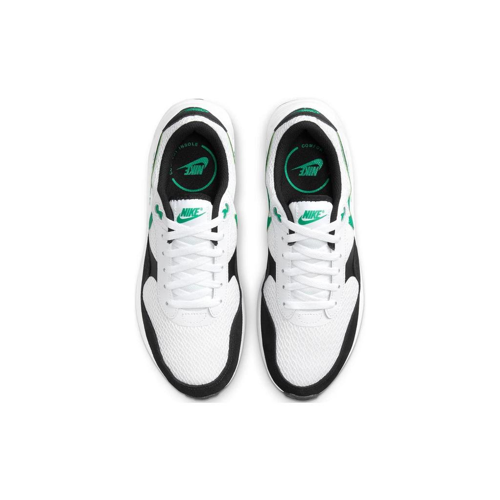 Nike Air Max Systm Leather Comfortable Versatile Shock Absorbing Durable Low Top Lifestyle Casual Shoes Men Sneaker Black White DM9537-105