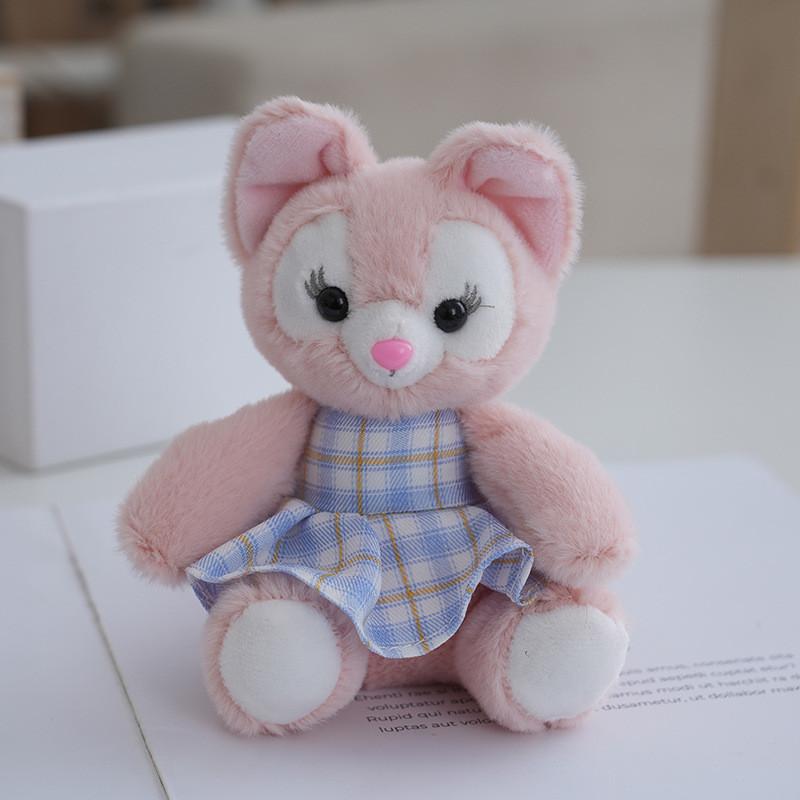 Fox Cute Linabell Plush Keychain With Pp Cotton Material For Bag Accessories