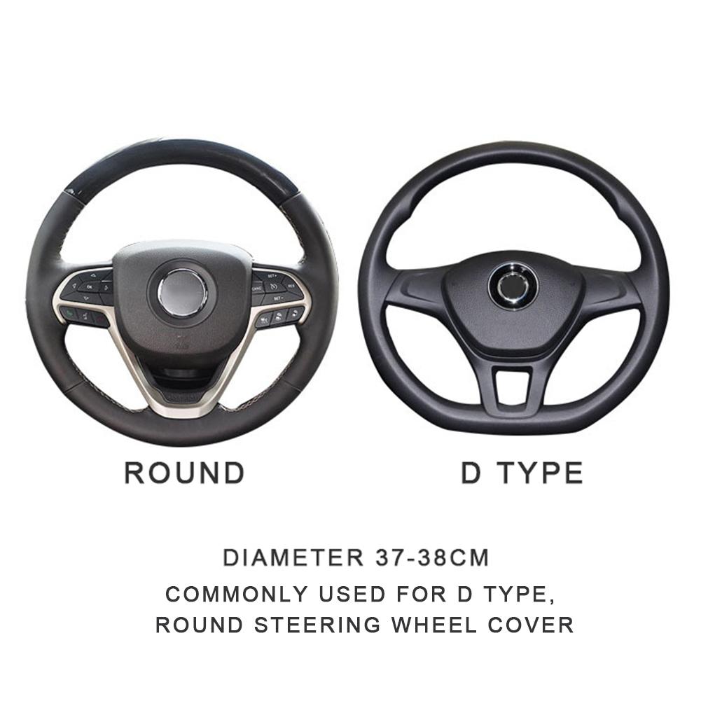 Camouflage Lenkradbezüge Universal Anti-Rutsch Dehnbar D Runde Form 38CM Schutzabdeckung D-Typ rundes Lenkrad