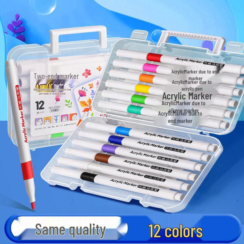 Набор маркеров большой емкости, не растекающихся, для воспитанников детского сада