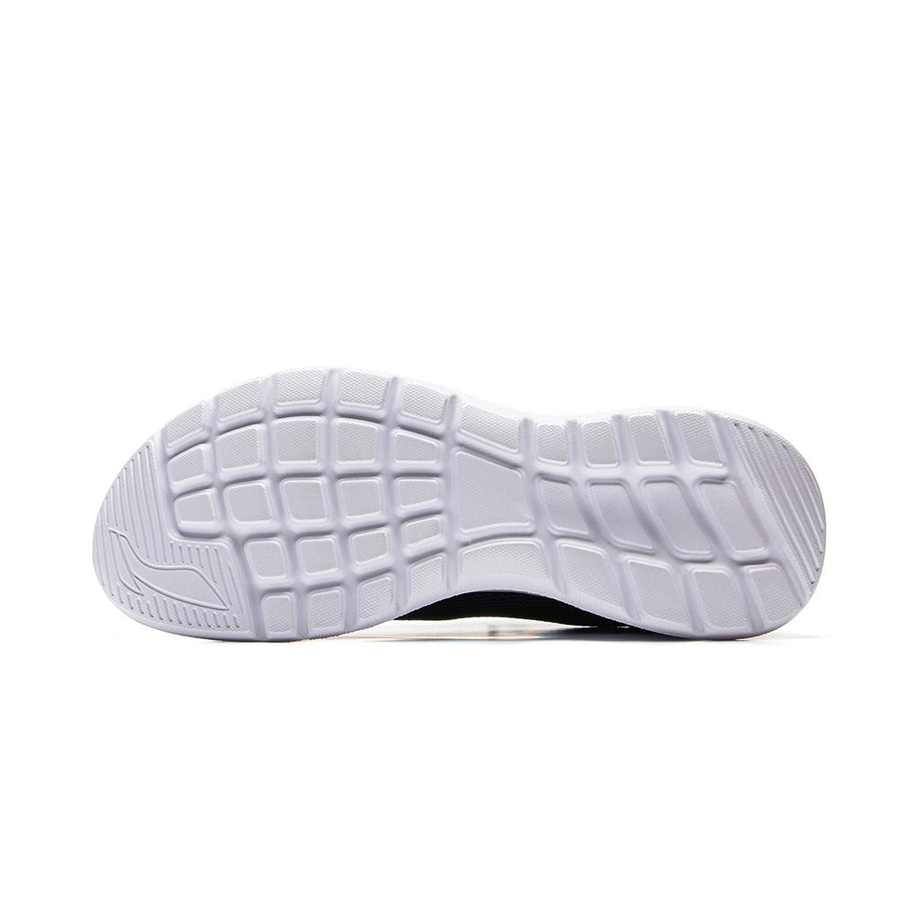 Li-Ning Lightweight Feather Series Soft Rebound Casual Running Shoes Men Sneakers Black White ARSV091-1