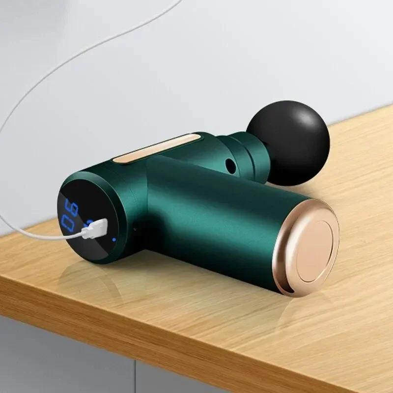 Home Mini Fascia Gun Multi functional Portable Vibration Relaxation Muscle Massage Silent Electric Shoulder and Neck Massage