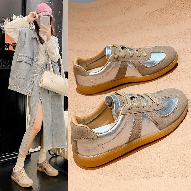 Women's Shoes, Retro Lace-up Shoes, Women's Soft-soled Versatile Casual Flat Shoes, Low-top Single Shoes