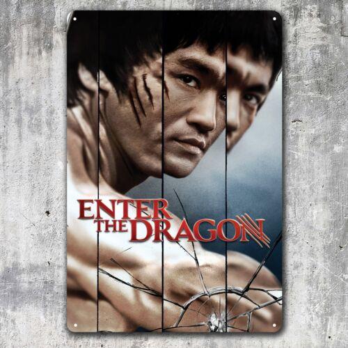 Enter The Dragon Movie Metal Poster  Collectable Tin Sign  20x30cm 20x30cm（7.8x11.8inch）