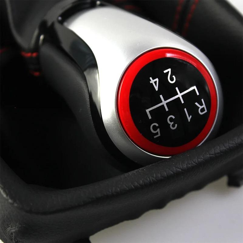 New Gear Shift Knob for VW Polo 9N 9N2 2002 2003 2004 2005 2006 2007 2008 2009 with Lever Shifter PU Leather Gaitor Boot Cover
