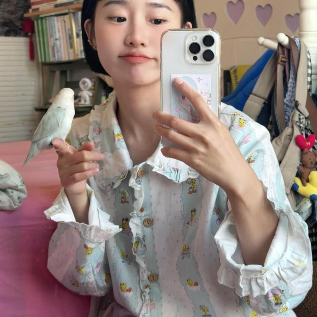 Plaid lace hellokitty cat pajamas women's spring and autumn long-sleeved student homewear suit outer wear spot