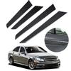 4PCS Interior Door Panel Cover Trim Real Carbon Fiber Fit for Mercedes C Class W204 07 13