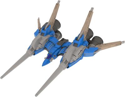 PM Office A Rayforce 2P COLOR Total Length 144mm Scale Plastic Model PP185 RVA-818 X-LAY Approx. 1/144 Pre-colored