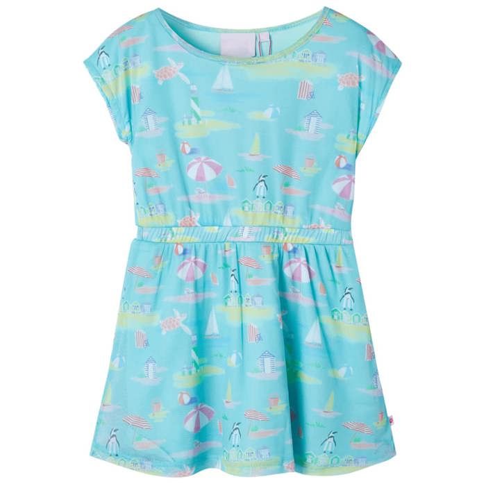 Children's Dress Light Aqua 92/104/116/128/140