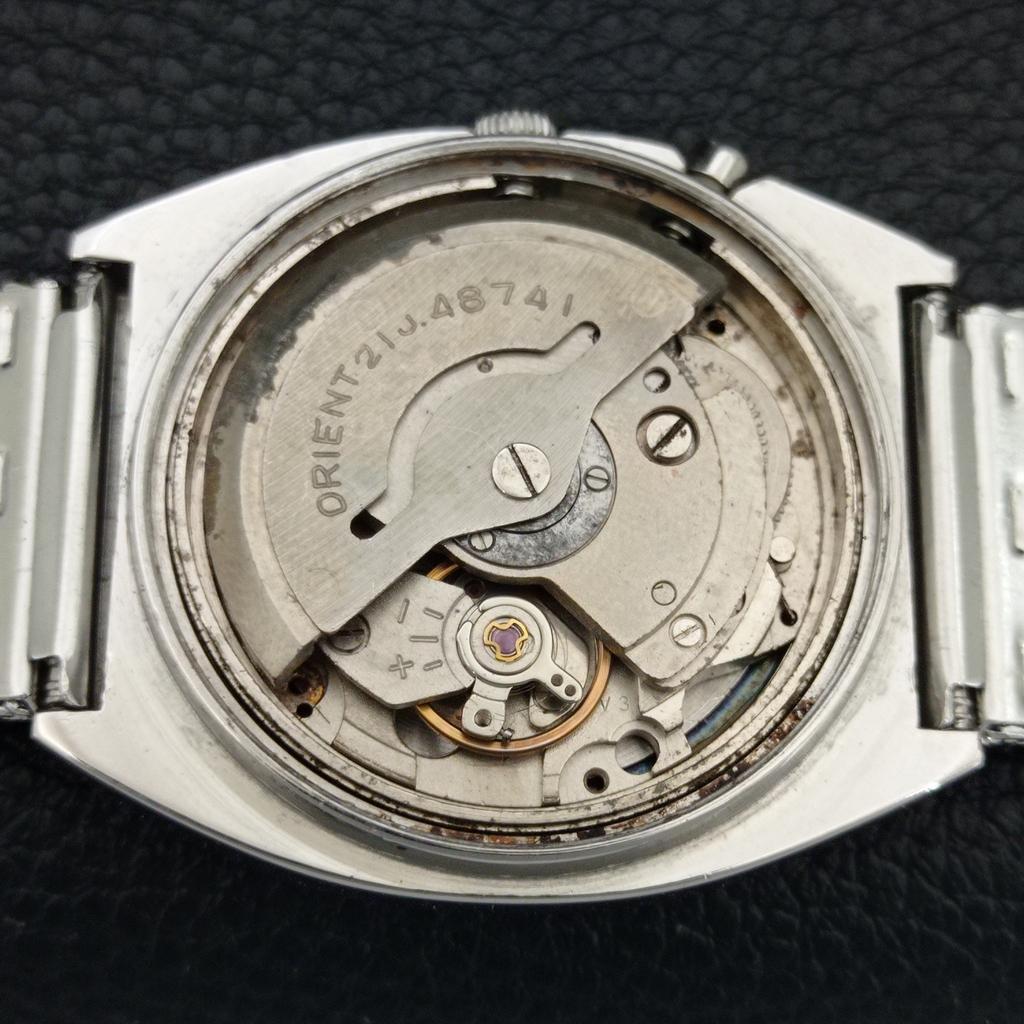 ORIENT CRYSTAL AUTOMATIC 48741 JAPAN MENS VINTAGE ORIGINAL DIAL WATCH a704987-1