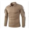 Outdoor Black Tactical Frog Suit for Male Military Fans Slim Quick-drying Long-sleeved Top as Training Uniform