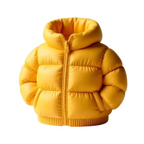 Pufferjacke-förmiger Stiftebecher, 3D-gedruckter Schreibtisch-Organizer, Kreativer Mantel-Stifthalter für Make-up-Pinsel, Home-Office-Dekoration
