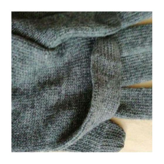 Used POLORALPHLAUREN Gloves Touch Panel Compatible Charcoal Gray