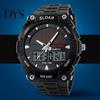 Men Watch Solar Powered Alarm ABS Water Resistant Waterproof Digital Analog for Sports