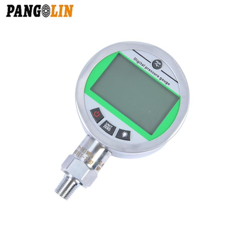 Digital Pressure Gauge 80MPA-16MPA Water Pressure With NPT1/4 G1/2 Interface 1 Year Warranty Accuracy Backlight Hydraulic Gas