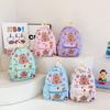 School BagsKapibara Cute Cartoon Backpack for Boys and Girls Casual Versatile Trend Small