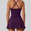 European And American Sexy Anti-Light Yoga Jumpsuit With Chest Pad Tight Sports Fitness Twist Jumpsuit Quick-Drying Women