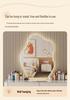 Irregular Shape LED Vanity Mirror: Wall-Mounted, Luminous, Smart Cloud Bedroom Makeup Mirror with Lights